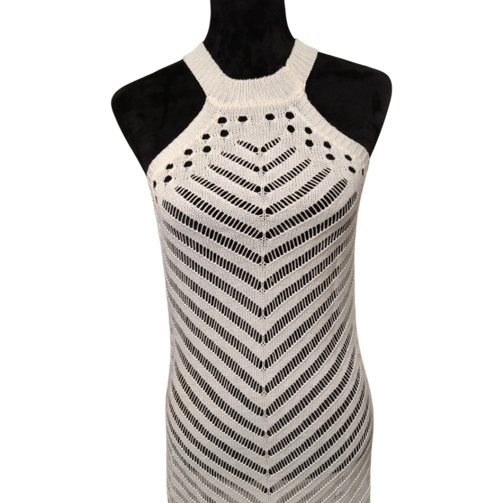 Herringbone Crochet Maxi Beach Resort Swim Cover